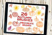 Procreate brush set, Autumn Brushes