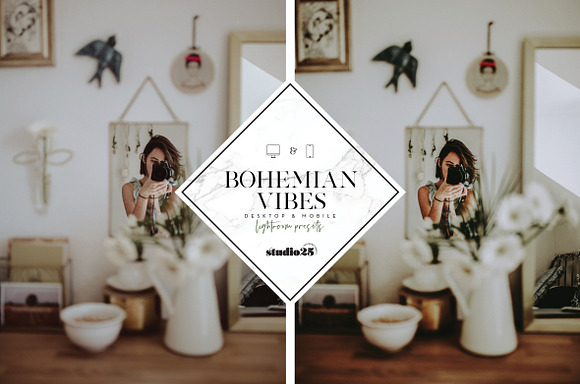 Bohemian lightroom preset in Add-Ons - product preview 1