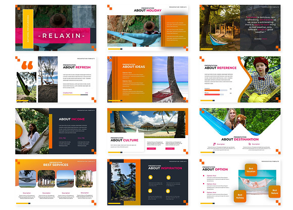 Relaxin - Keynote Template in Keynote Templates - product preview 1