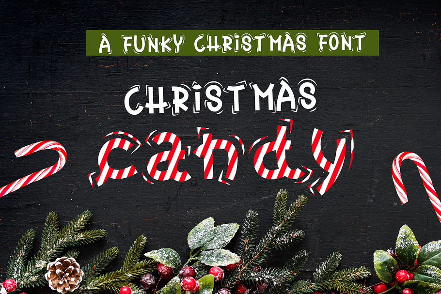 Christmas Candy in Sans-Serif Fonts - product preview 8