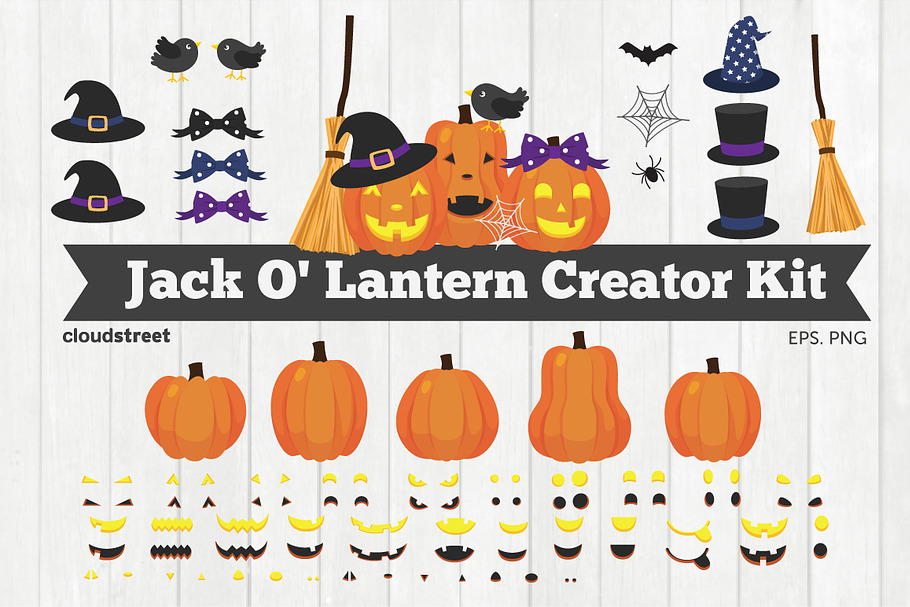 Jack O Lantern Creator Kit in Illustrations - product preview 8