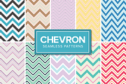 14 Chevron Patterns - Seamless
