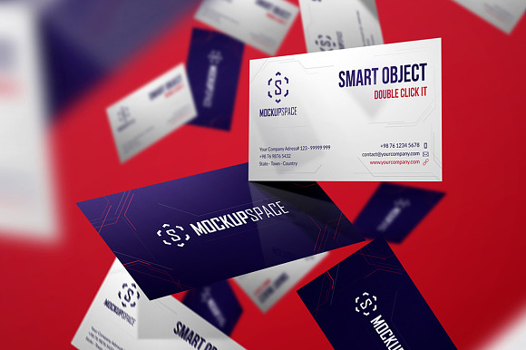 Business Cards - 5 Elegant Mockups in Print Mockups - product preview 12