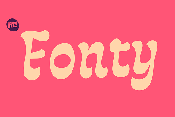 Fonty - All Family in Display Fonts - product preview 2