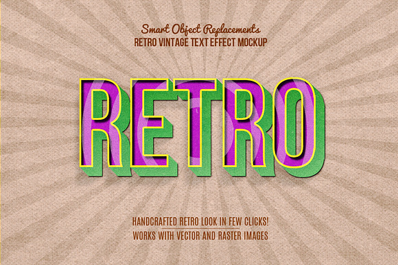 10 Retro Vintage Text Effect in Add-Ons - product preview 2