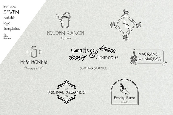 Saturday Market Font + Free Logos in Sans-Serif Fonts - product preview 3