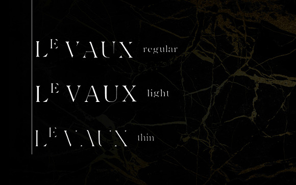 LeVaux Modern Fashionable Serif Font in Serif Fonts - product preview 1