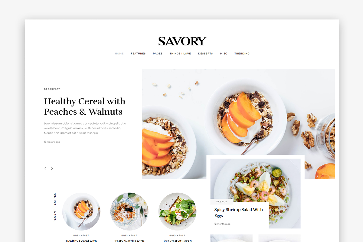 Savory - Cooking WP Blog Theme in WordPress Blog Themes - product preview 8