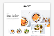 Savory - Cooking WP Blog Theme