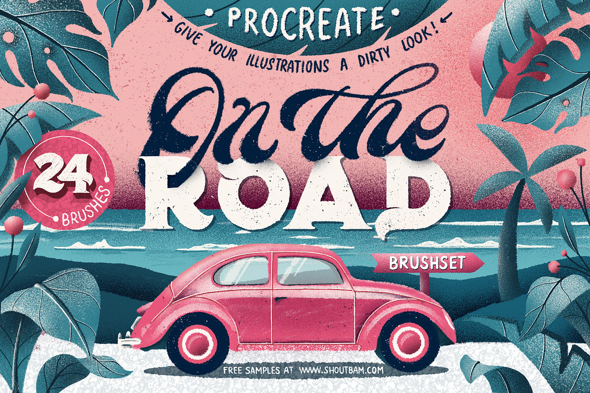 On The Road - Procreate Brush Set in Add-Ons - product preview 8