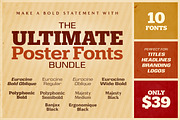 The Ultimate Poster Fonts Bundle