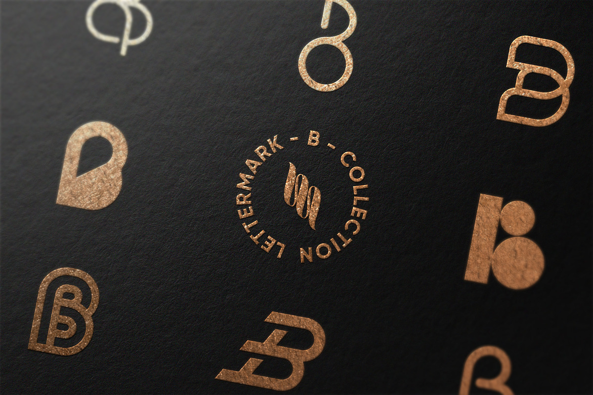 B Lettermarks Collection in Logo Templates - product preview 8