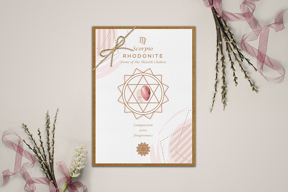 Zodiac Birthstones & Chakras in Icons - product preview 16
