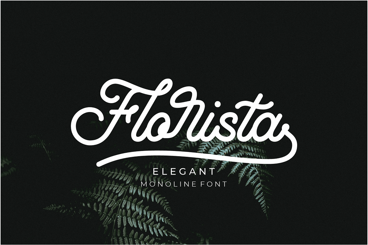 Florista in Display Fonts - product preview 8