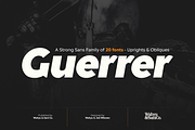 Guerrer | A Strong Sans Serif Family