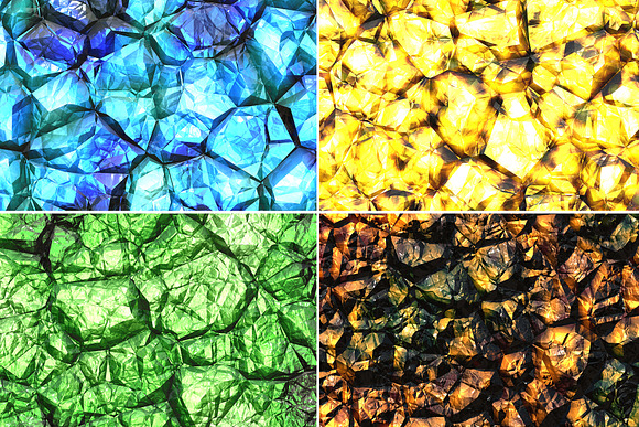 20 Crystal Gem Wall Backgrounds in Textures - product preview 1