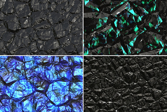 20 Crystal Gem Wall Backgrounds in Textures - product preview 4