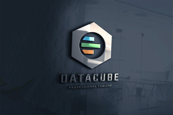 Data Cube Logo in Logo Templates - product preview 2