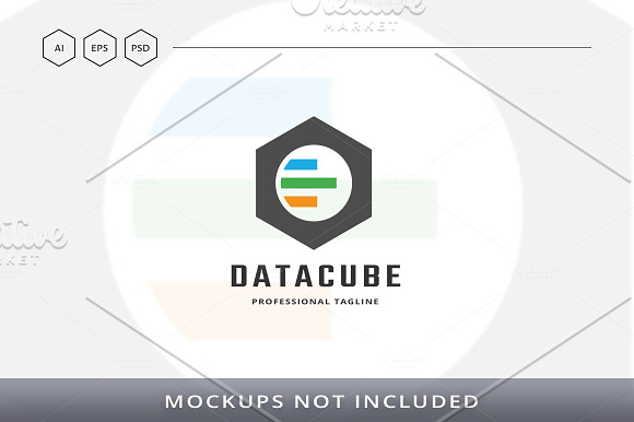 Data Cube Logo in Logo Templates - product preview 3