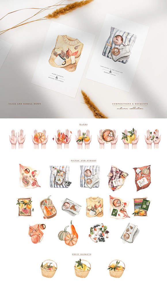 Watercolor Rich Autumn in Illustrations - product preview 2