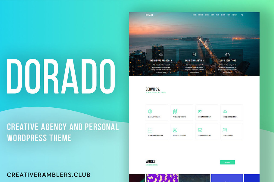 Dorado - Creative Agency theme in WordPress Portfolio Themes - product preview 8