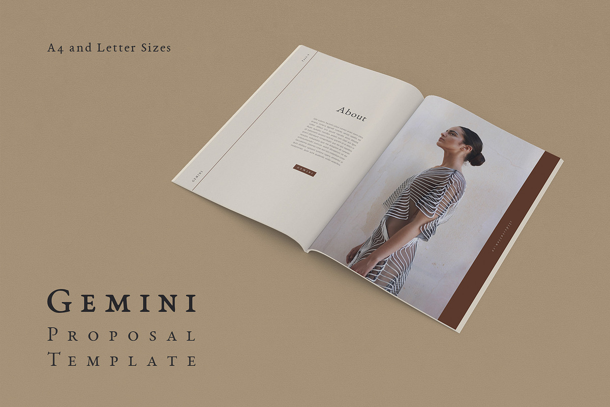 Gemini Proposal Template in Brochure Templates - product preview 8