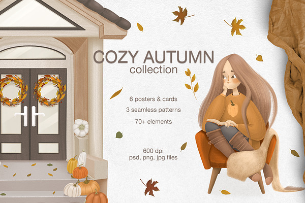 Сozy autumn clipart