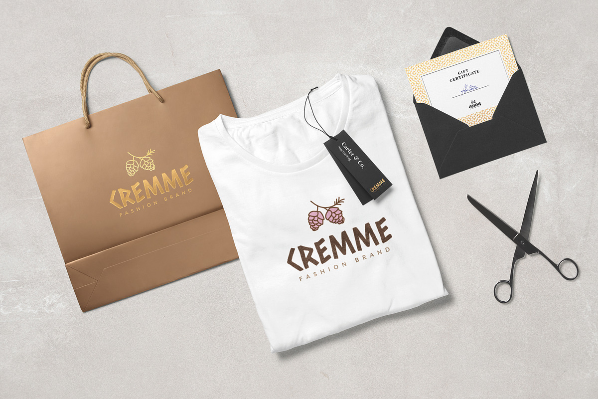 Cremme Logo Brand in Logo Templates - product preview 8