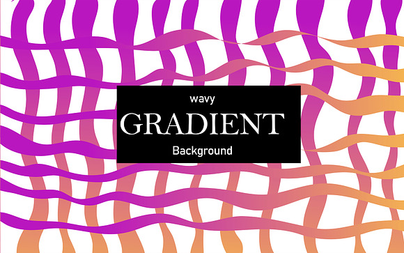 Wavy Gradient Background in Textures - product preview 3