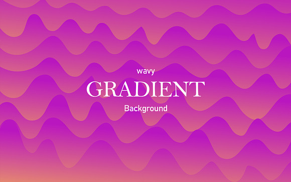 Wavy Gradient Background in Textures - product preview 6