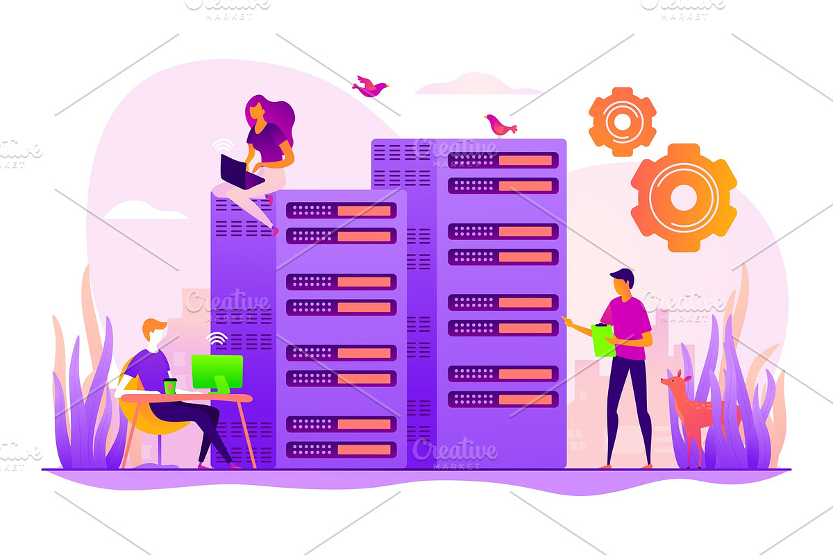 System administration concept vector in Illustrations - product preview 8