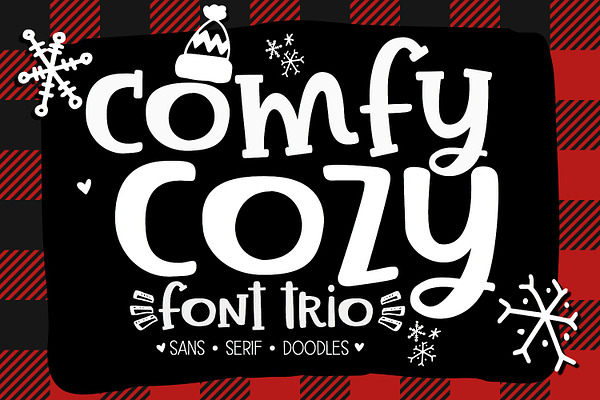 Comfy Cozy Font Trio