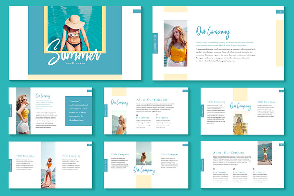 Summer Season - Powerpoint in PowerPoint Templates - product preview 1