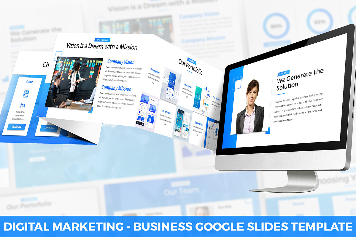 Digital Marketing - Google Slides in Google Slides Templates - product preview 8