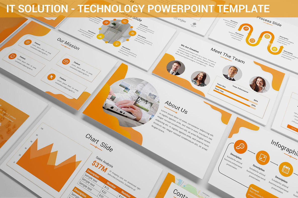 IT Solution - Technology Powerpoint in PowerPoint Templates - product preview 8