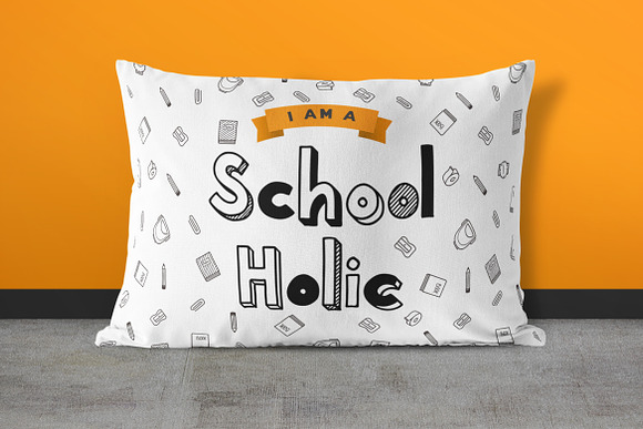 School Holic | 7 Font Styles + Bonus in Display Fonts - product preview 15