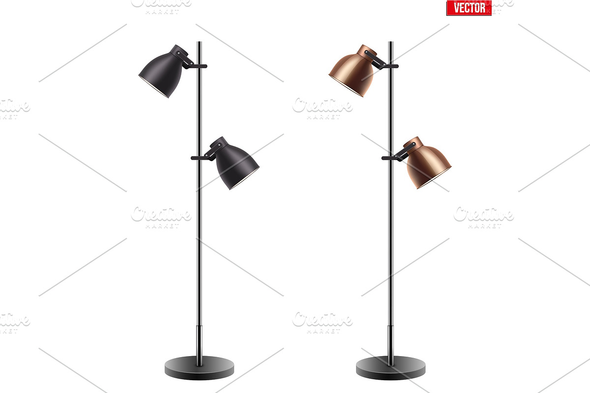 Decorative Metal Floor Lamp in Objects - product preview 8