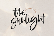 The Sunlight | SVG Script Font