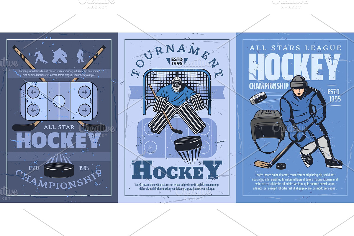 Ice hockey rink, sticks, pucks in Illustrations - product preview 8