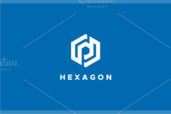 Hexagon P Logo in Logo Templates - product preview 1