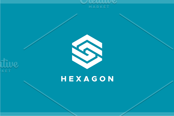 Hexagon SG Logo in Logo Templates - product preview 1