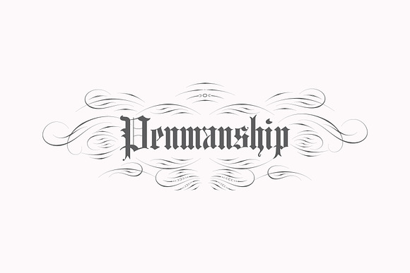 The Penmanship Flourishing Brushes in Photoshop Brushes - product preview 2