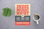 Indie Music Night Flyer