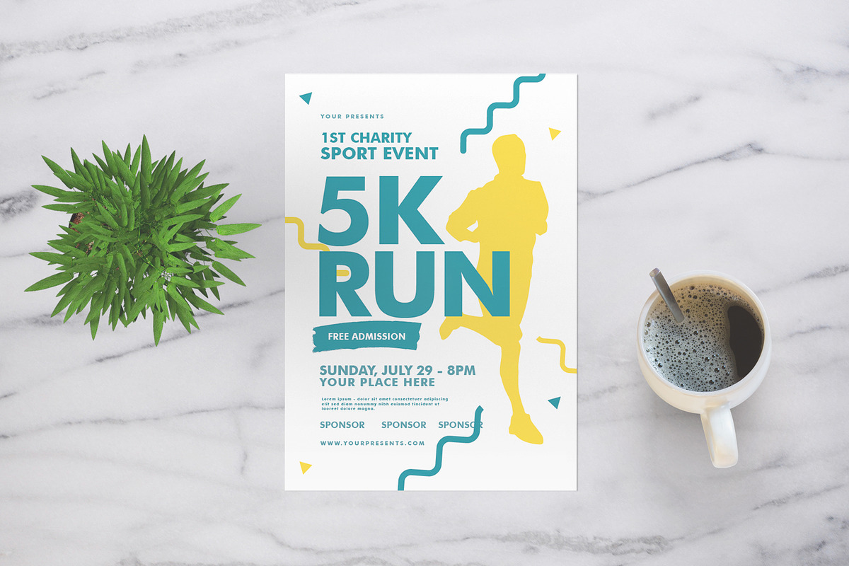 Run Flyer in Flyer Templates - product preview 8