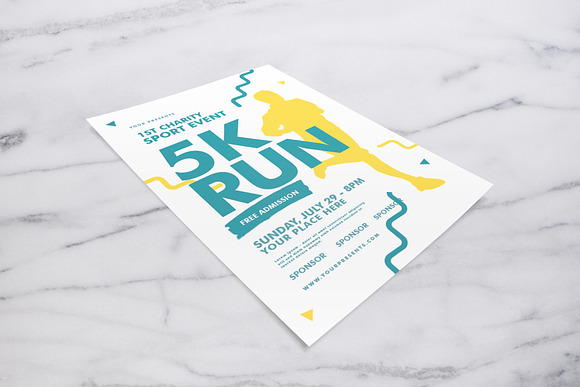 Run Flyer in Flyer Templates - product preview 1