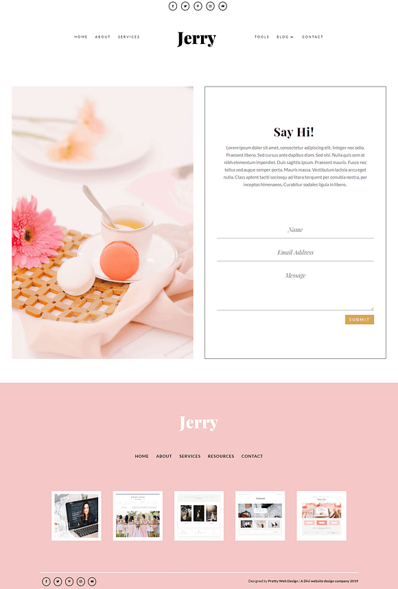 Jerry Divi Business Child Theme in WordPress Business Themes - product preview 6