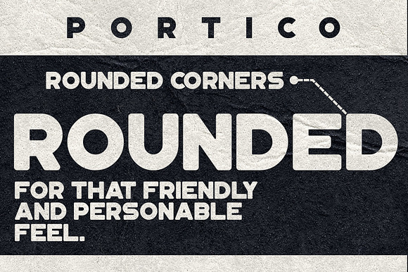 Portico Typeface in Urban Fonts - product preview 4