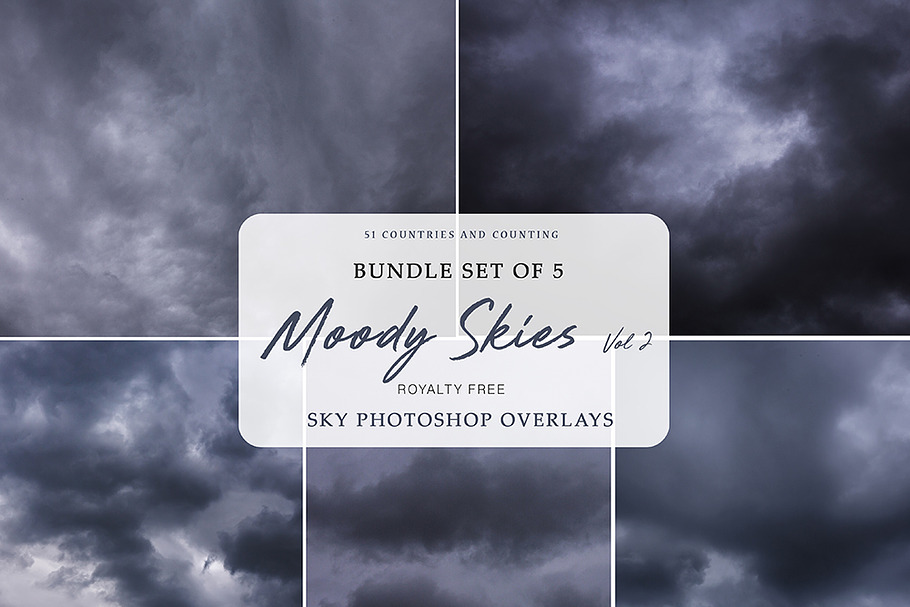 Sky Overlays | Moody Skies Vol. 2