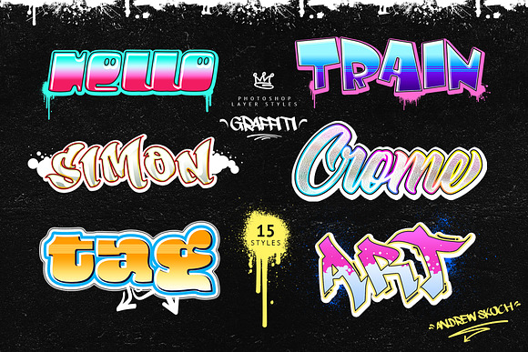 Graffiti Layer Styles in Add-Ons - product preview 1