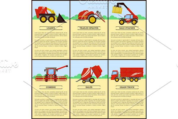 Loader and Combine Posters Set